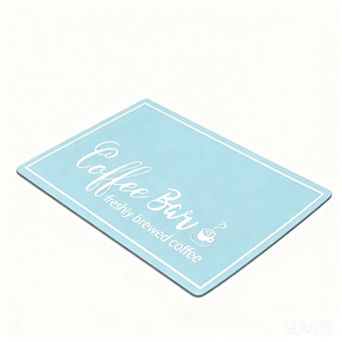 12"x20" Dish Drying Mat Super Absorbent Coffee Bar Kitchen Counter