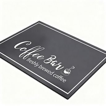 12"x20" Dish Drying Mat Super Absorbent Coffee Bar Kitchen Counter