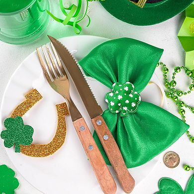 16 napkin rings clover
