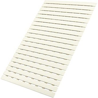 Non Slip Bathtub Shower Mat Suction Cups Drain Holes Stripe Texture Soft TPE PP Bathroom Safe