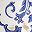 Blue White