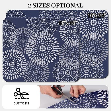 Dish Drying Mat Super Absorbent Rubber Backing 15" X 18"