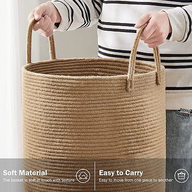 Eco Friendly Large Laundry Hamper Portable Multipurpose Storage Basket