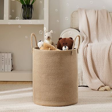 Eco Friendly Large Laundry Hamper Portable Multipurpose Storage Basket