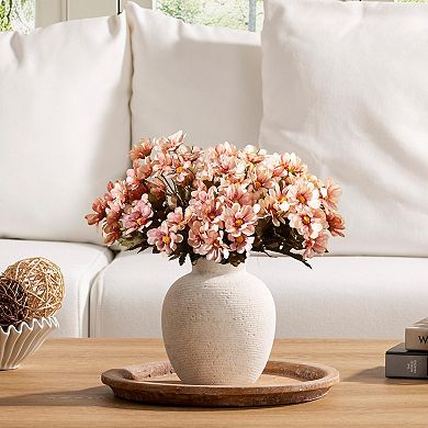 Ceramic Vase 7.4" Farmhouse Rustic Home Decor Waterproof Flower Holder