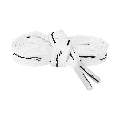 Women's 1 Pair 0.3" Flat Thin Shoelaces Canvas Shoe Laces Boots Sneakers 55.1"