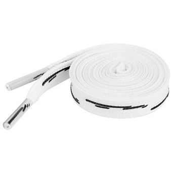 Women's 1 Pair 0.3" Flat Thin Shoelaces Canvas Shoe Laces Boots Sneakers 55.1"