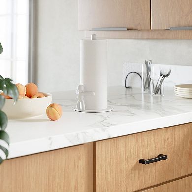 Buddy Countertop Paper Towel Holder Soft-Touch Polypropylene, Durable, Quick-Load, Easy Clean