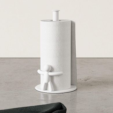 Buddy Countertop Paper Towel Holder Soft-Touch Polypropylene, Durable, Quick-Load, Easy Clean