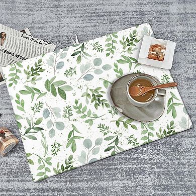 Tableware Drying Mat, Ultra-Fine Fiber Absorbent, 18x24, Kitchen Counter Decoration