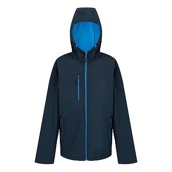 Regatta Mens Navigate Double Layered Hooded Soft Shell Jacket