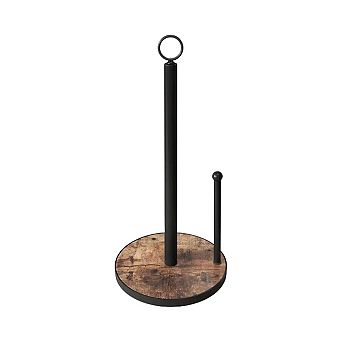 Countertop Paper Towel Holder Heavy Duty Wood Base Farmhouse Stand Fits Standard Jumbo Rolls