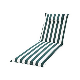 Aoodor Outdoor Lounge Chair Cushion with Headrest for Patio Chaise Lounge Chair, 79 x 25 x 3.2 Inch
