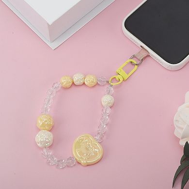 Bears Phone Charm Yellow 1 Pc