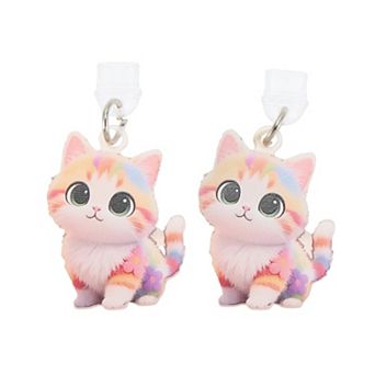 Cat Pendants Dust Plug Charm for Type-C Multicolor 2 pc