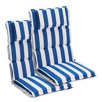 Aoodor High Back Patio Chair Cushions Set of 2 for Outdoor Rocking Chairs, 47 x 21 x 2.4 Inch