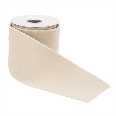 Wired Ribbon for Holiday Wreaths, Garlands, Gift Wrapping, and DIY Crafts