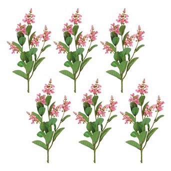 Set of 6 Blossom Floral Sprays for Vases, Tabletops, Mantels, Centerpieces, Wreaths, and Garlands