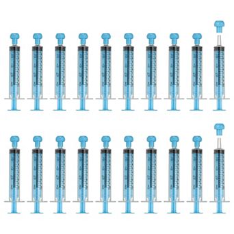 20 pc Plastic Syringes for Liquid Pet Feeding No Needle for Small Animal