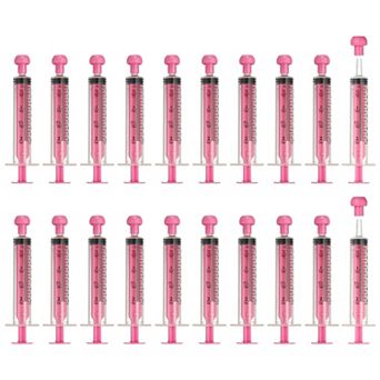 20 pc Plastic Syringes for Liquid Pet Feeding No Needle for Small Animal