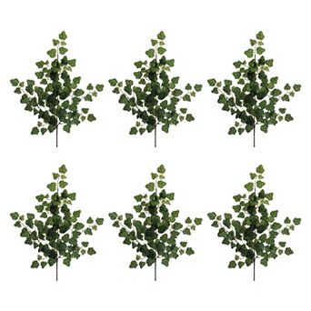 Set of 6 Ivy Foliage Sprays for Vases, Wreaths, Garlands, and Floral Arrangements