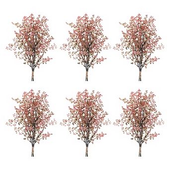 Set of 6 Mini Berry Spray Bundles for Tablescapes, Mantels, Entryways, and Seasonal Home Decor