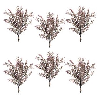 Set of 6 Mini Berry Spray Bundles for Tablescapes, Mantels, Entryways, and Seasonal Home Decor