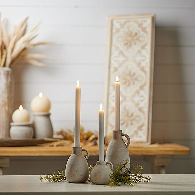 Flameless LED Taper Candle Set of 2, Remote Controlled for Mantel, Table, or Holiday Decor