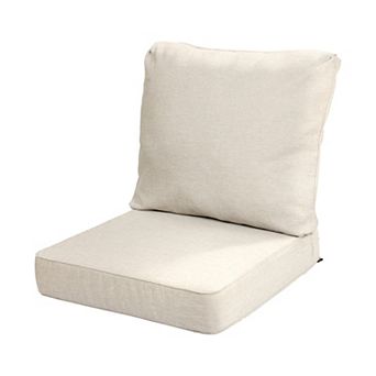 Aoodor 24 x 26 Inch Outdoor Seat Cushion, Water-Resistant & Fade Resistant Deep Seat