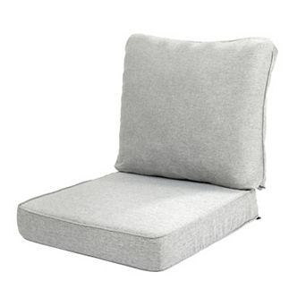 Aoodor 24 x 26 Inch Outdoor Seat Cushion, Water-Resistant & Fade Resistant Deep Seat
