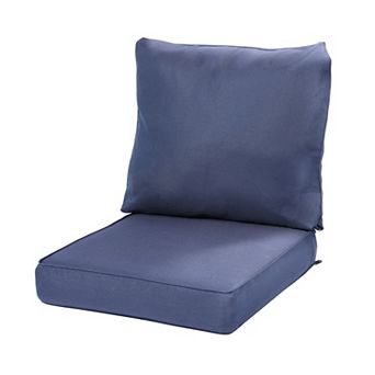 Aoodor 24 x 26 Inch Outdoor Seat Cushion, Water-Resistant & Fade Resistant Deep Seat