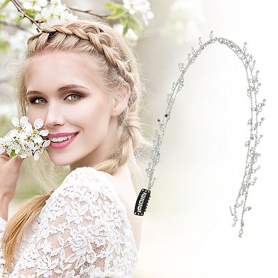 21.26" Sequins Braided Hair Chain for Women 1 Pc