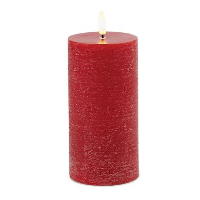 Flameless Pillar Candles Set with Remote, FIA Wick Flickering Light for Indoor Table Display