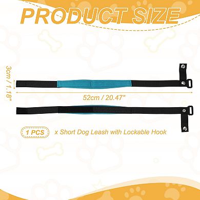 1Pc Short Dog Leash with Lockable Hook