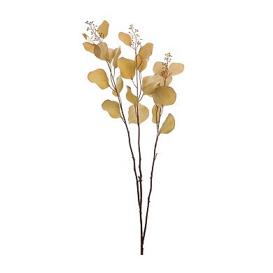 Set of 2 Eucalyptus Stems for Living Room, Entryway, and Decorative Displays