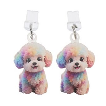 Dog Pendants Dust Plug Charm for Lightning Colorful 2 pc