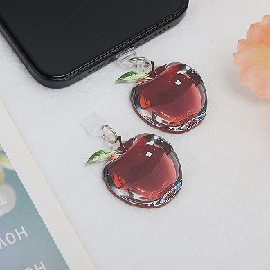 Fruit Dust Plug Charm for Type-C 2 Pcs