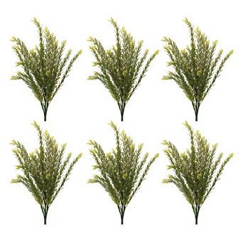 Set of 6 Baby Tears Foliage Bushes for Vases, Wreaths, Garlands, and Floral Displays