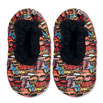 Boys Hot Wheels Fuzzy Babba Slipper Socks