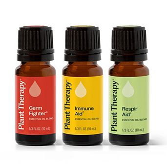 Plant Therapy Wellness Sampler 3 Essential Oil Set