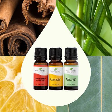 Plant Therapy Wellness Sampler 3 Essential Oil Set