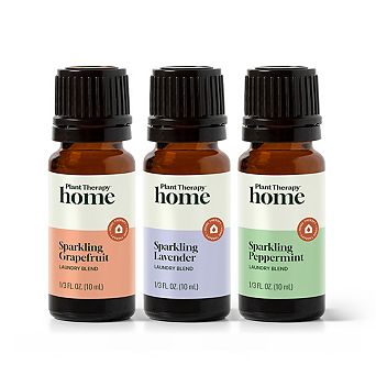 Plant Therapy Sparkling Laundry 3 Essential Oil Blends Set
