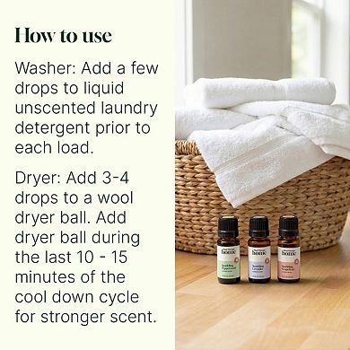 Plant Therapy Sparkling Laundry 3 Essential Oil Blends Set