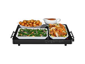 Chefman Family-Sized Glass Top Warming Tray