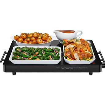 Chefman Family-Sized Glass Top Warming Tray