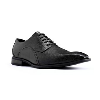 Men's Oxford Dress Shoes - Pointed Toe Lizard Embossed Classic Business Formal Shoes