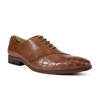 Men's Crocodile Print Oxford Business Shoes Pointed Toe Dress Shoes