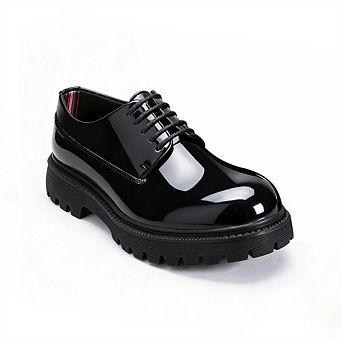 Men's Derby Shoes - Round Toe Lace-Up Classic Business Casual Shoes