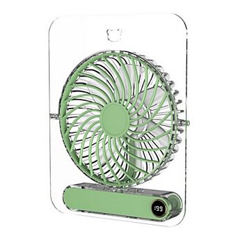 Portable Foldable USB Desk Fan, 4-Speed, Wall-Mountable for Home Office