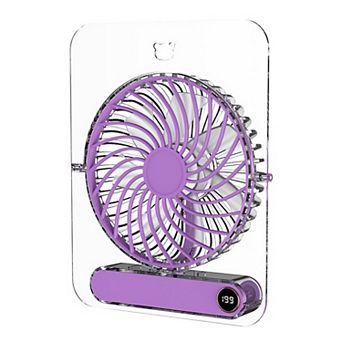 Portable Foldable USB Desk Fan, 4-Speed, Wall-Mountable for Home Office